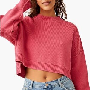 Free People East Street Cropped Tunic
